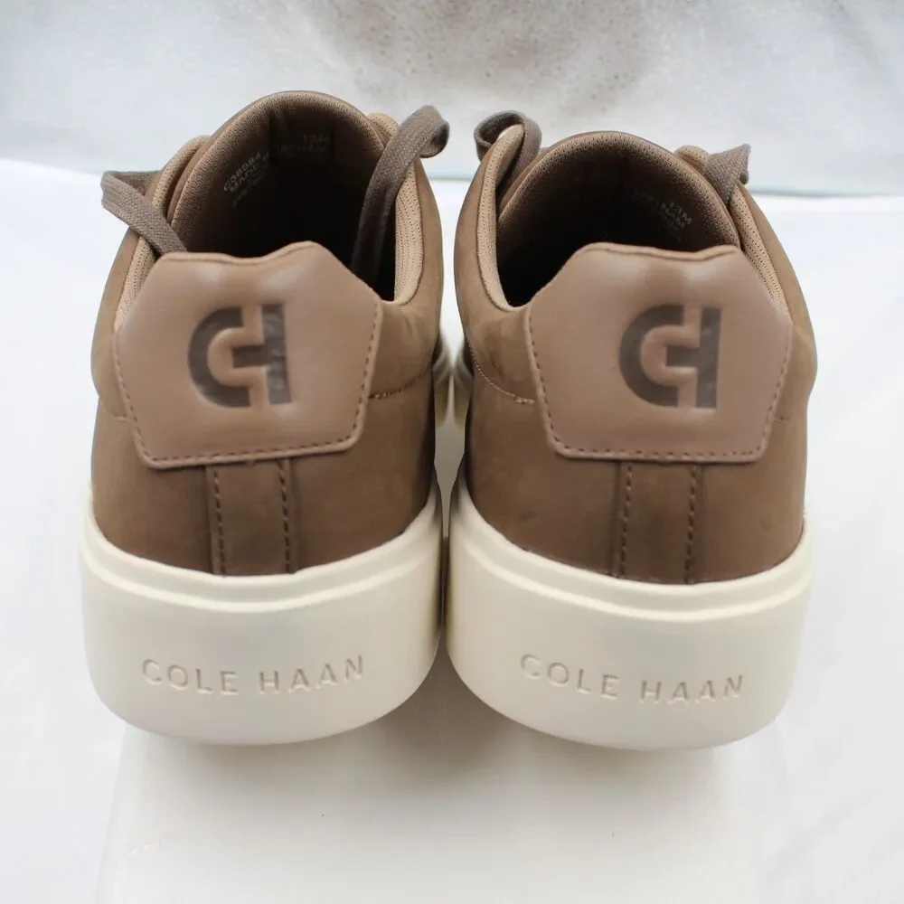 Cole Haan Grand Crosscourt Traveler Men Sz 13 Truffle Brown Suede Sneaker C38984